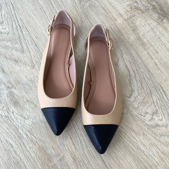 Old Navy Shoes - Old Navy Faux-Leather Slingback Ballet Flat
